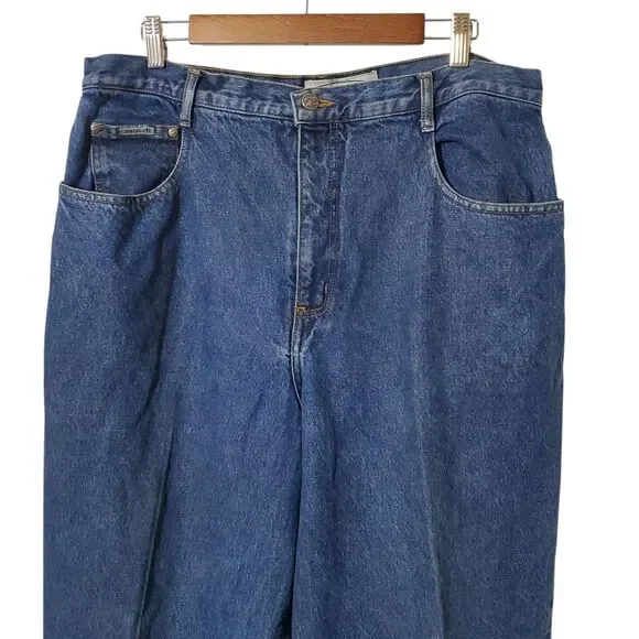 VTG Zana-Di High Waist Mom Jeans 18 Straight Leg Medium Wash Zip Fly Womens - Picture 2 of 8